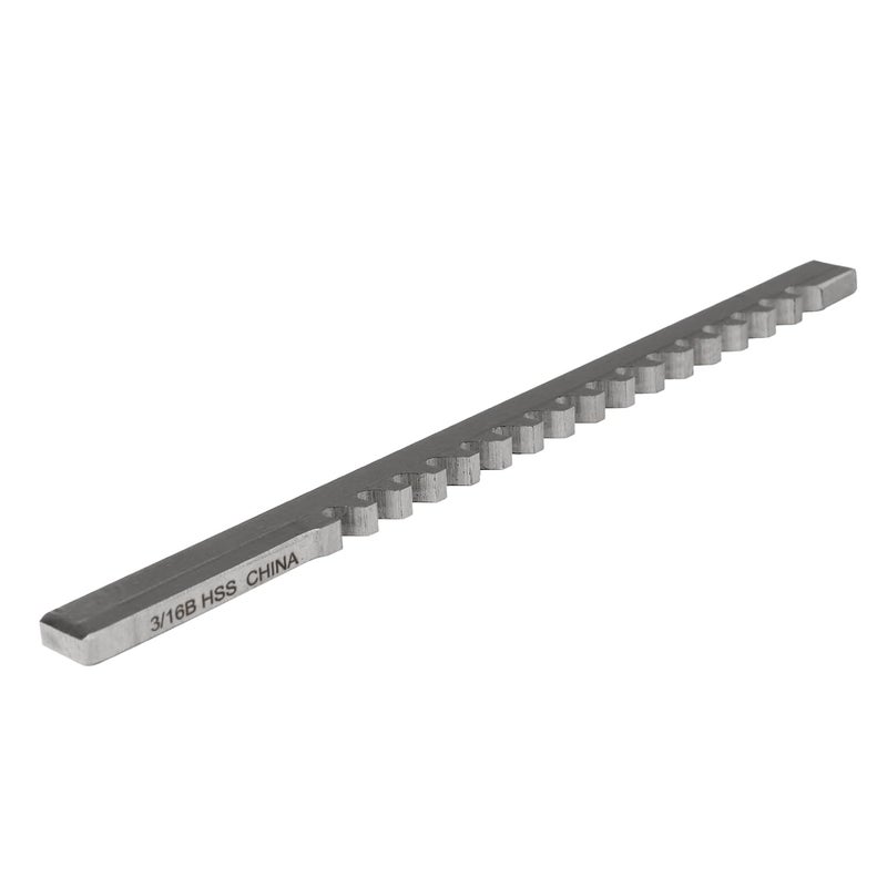 ICZW Keyway Broach HSS Keyway Cutting Tool for Lathe Inch Size Broaches with Shim (3/16" Broach, Type B) - Image 2